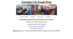 Desktop Screenshot of getraenke-wick.de